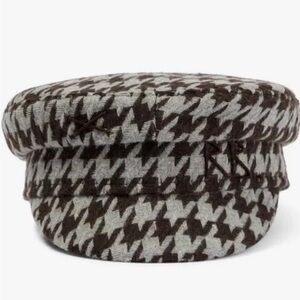 Ruslan Baginskiy Houndstooth baker boy cap